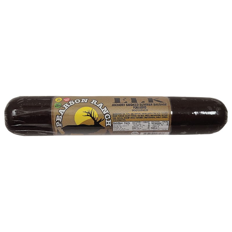 Pearson Ranch Hickory Smoked Elk Summer Sausage