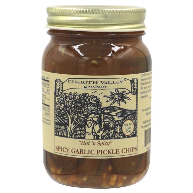 Cherith Valley Gardens Spicy Garlic Pickle Chips