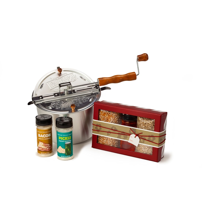 Wabash Valley Farms Festive and Savory Popcorn Essentials Gift Set