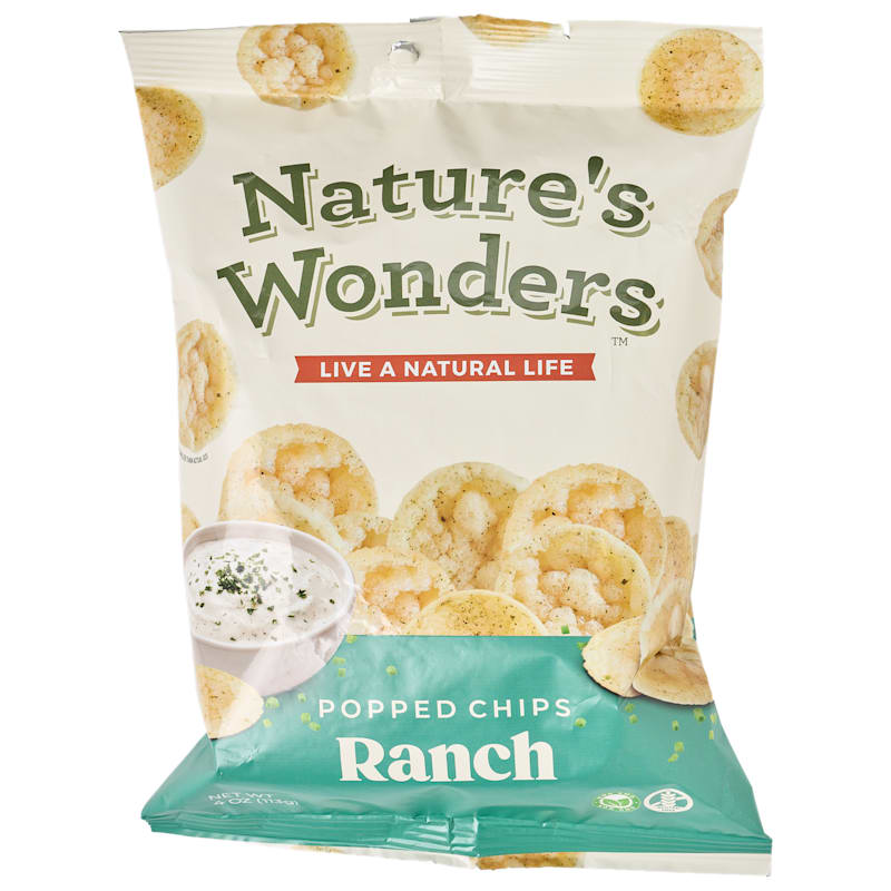Nature's Wonders Ranch Popped Potato Chips