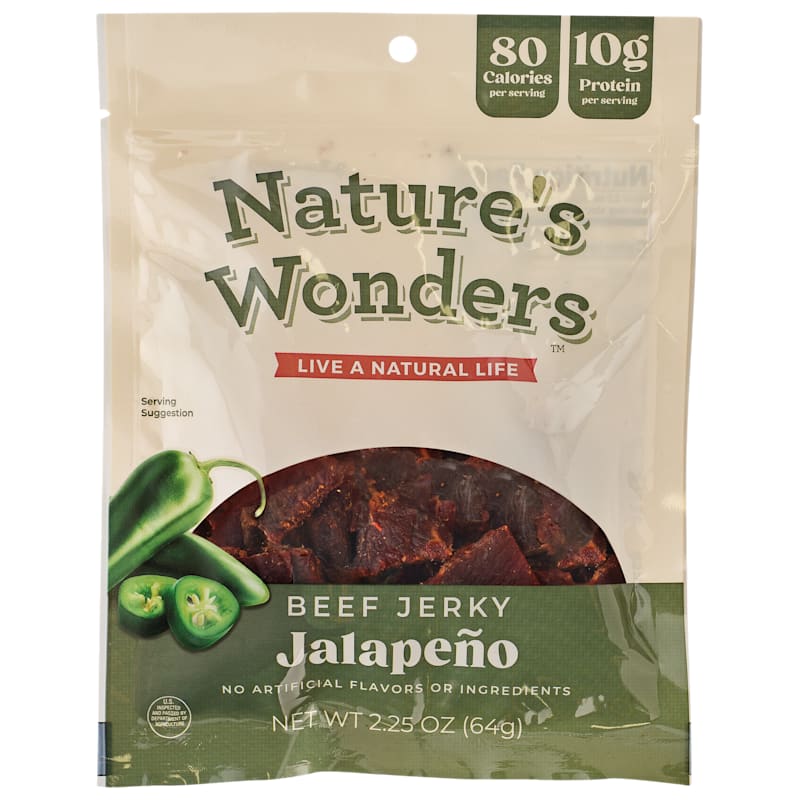 Nature's Wonders Jalapeno Beef Jerky
