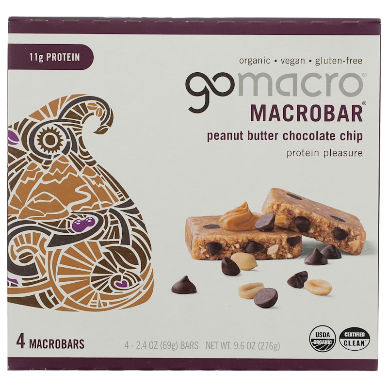 GoMacro Peanut Butter Chocolate Chip Macrobar
