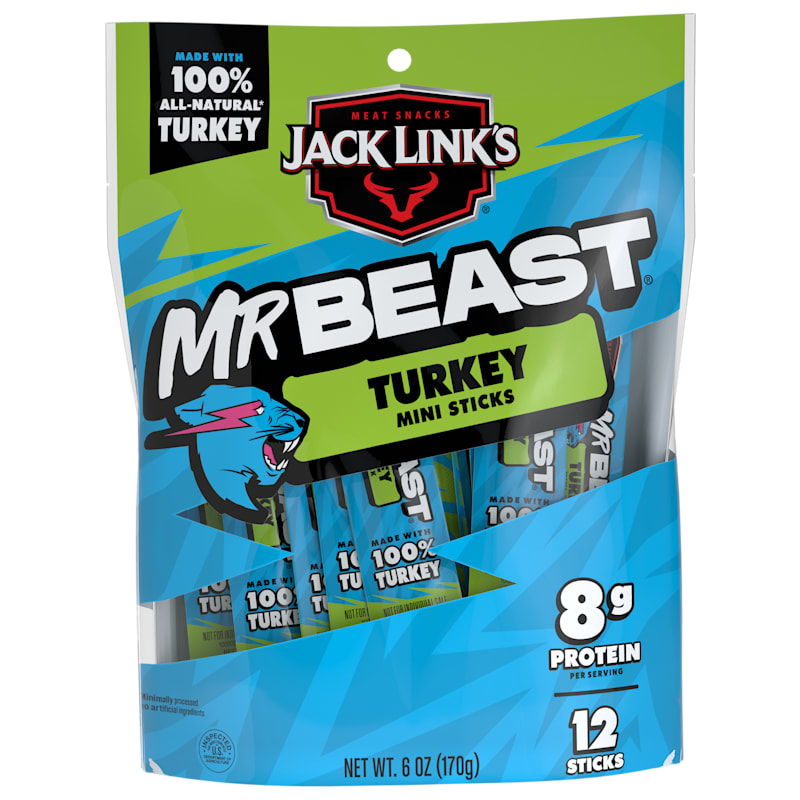 Jack Link's MrBeast Original Mini Turkey Sticks