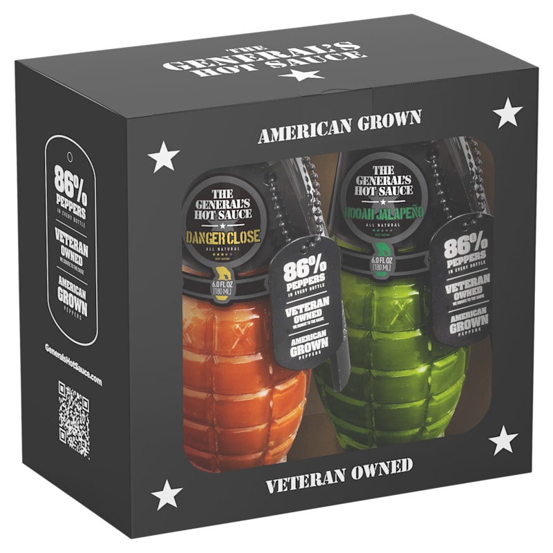 The General's Hot Sauce 2-Pack Box