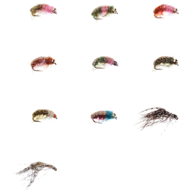 White River Fly Shop 10-Piece Classic Czech Nymph Fly Assortment