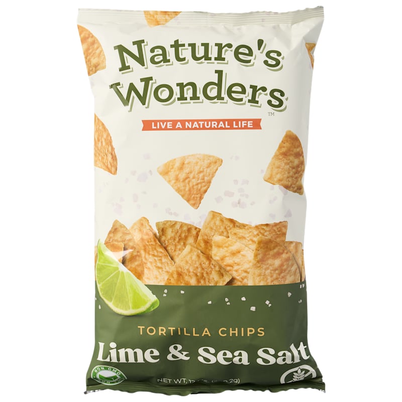 Nature's Wonders Lime and Sea Salt Tortilla Chips