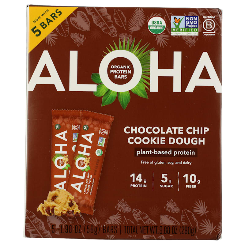ALOHA Chocolate Chip Cookie Dough Protein Bar