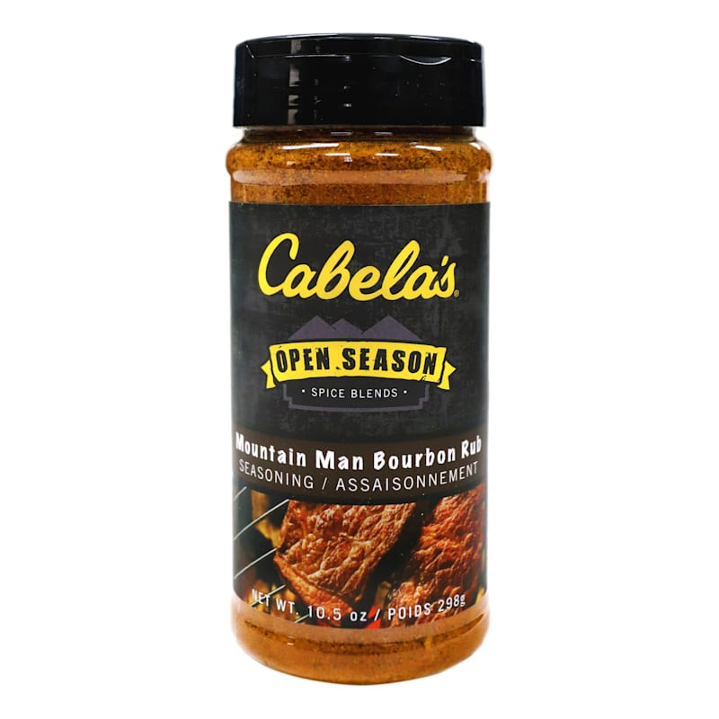 Cabela's Open Season Spice Blends Mountain Man Bourbon Rub Seasoning