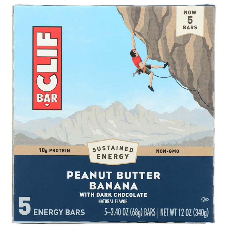 Clif Dark Chocolate Peanut Butter Banana Sustained Energy Protein Bar