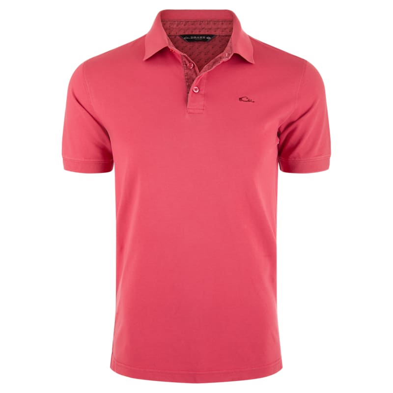 Drake Waterfowl Pique Logo Polo Shirt