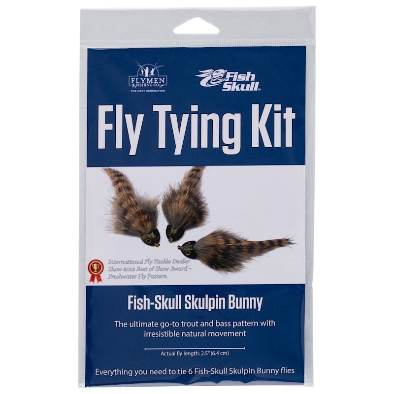Flymen Fishing Company Fish Skull Skulpin Bunny Fly Tying Kit