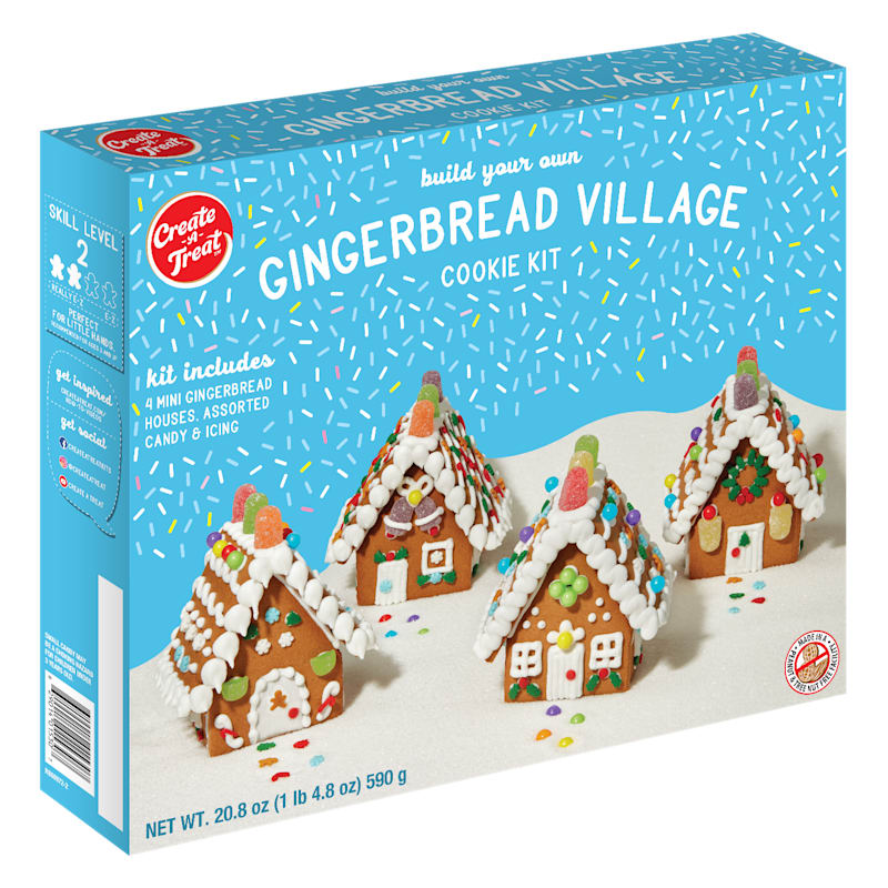 Create-A-Treat Gingerbread Village Cookie Kit