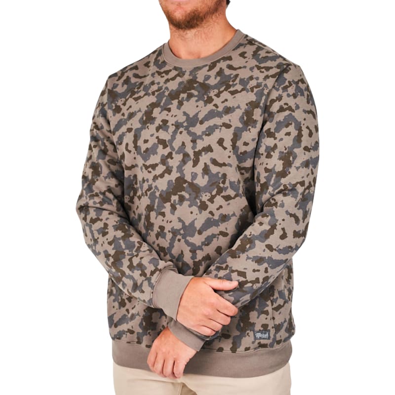 Marsh Wear Fireside Fleece Long-Sleeve Crew Shirt for Men