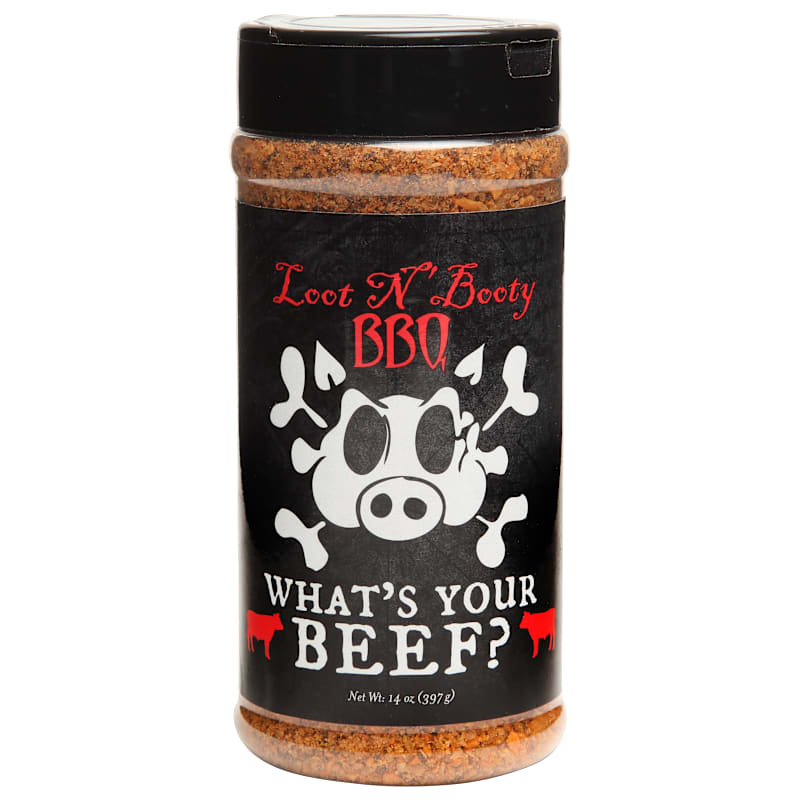 Loot N Booty What's Your Beef BBQ Rub and Seasoning