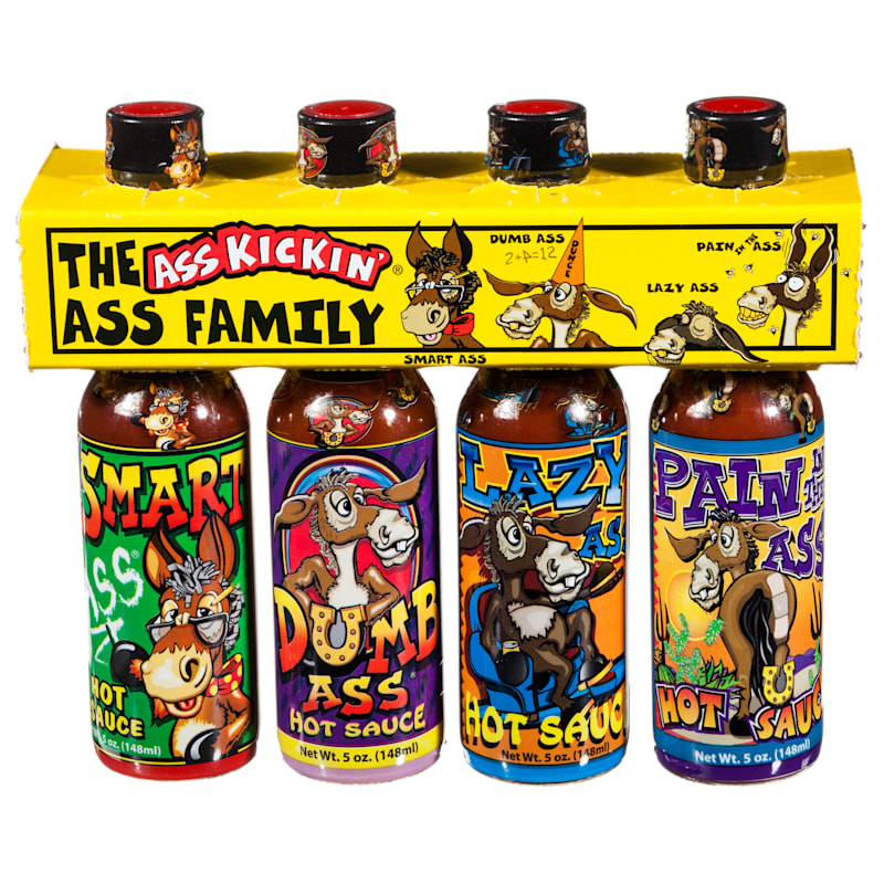 Ass Kickin' Ass Family Hot Sauce Gift Set