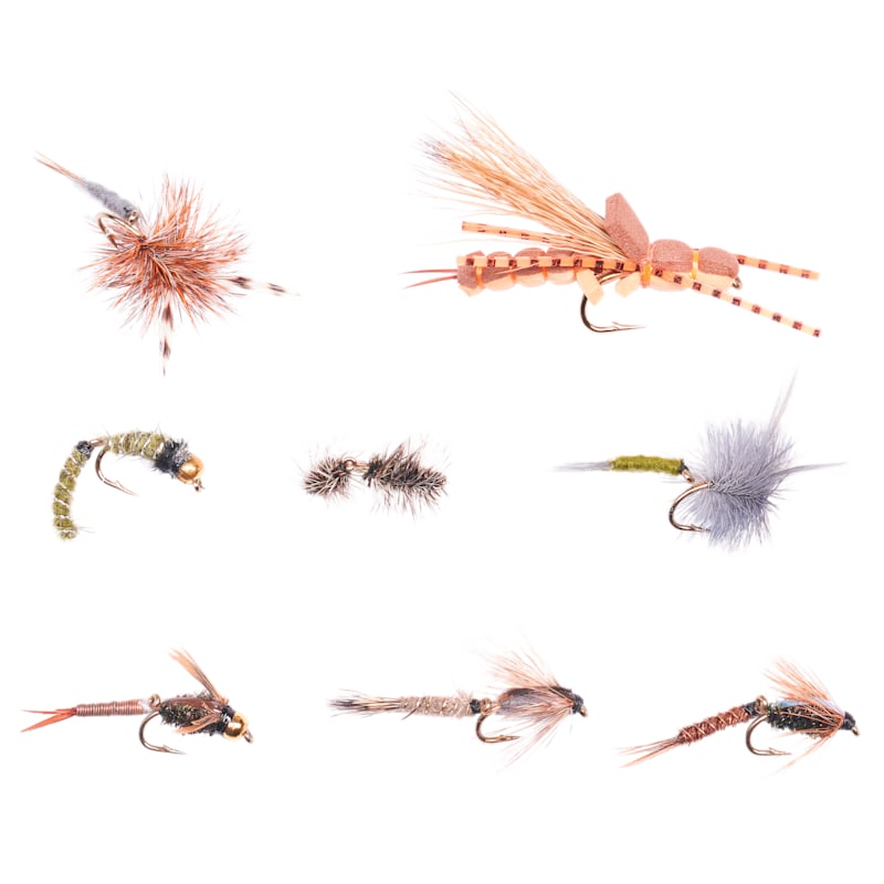 White River Fly Shop 8-Piece Riseform Articulated Nymph Fly Assortment