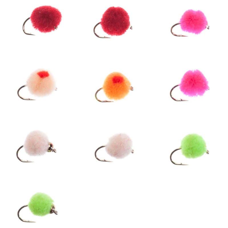 White River Fly Shop 10-Piece Classic Egg Fly Assortment