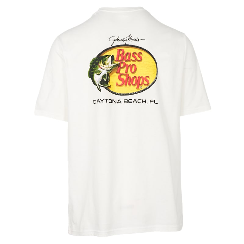 Bass Pro Shops Daytona Beach Woodcut Logo Short-Sleeve T-Shirt for Men