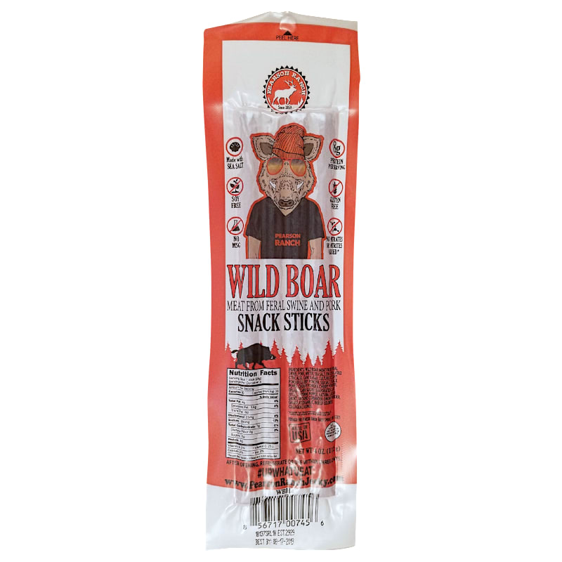 Pearson Ranch Wild Boar Meat Snack Stick