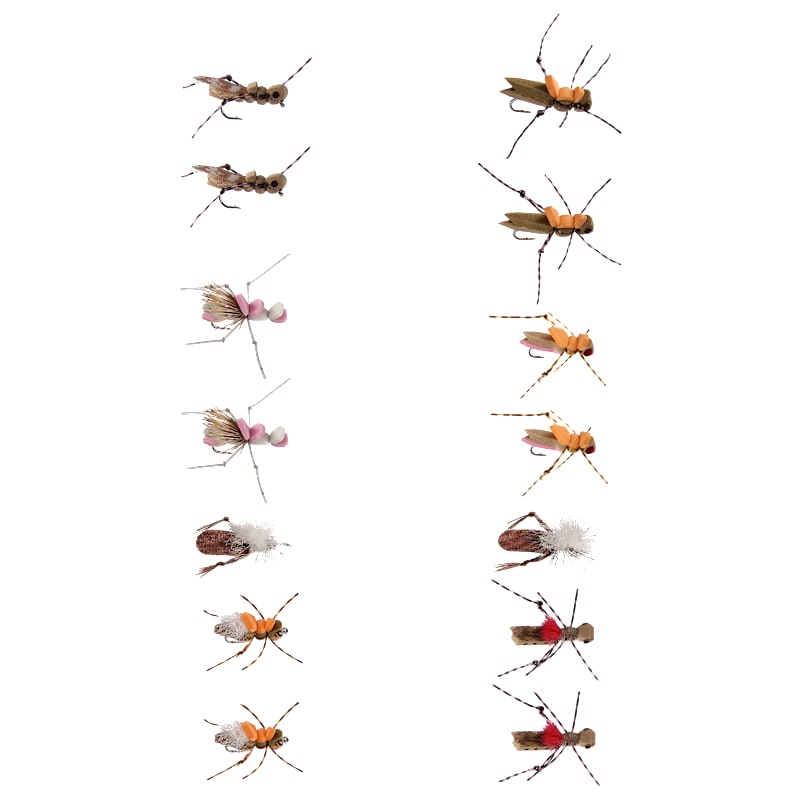 White River Fly Shop Hopper 14-Pack Fly Assortment