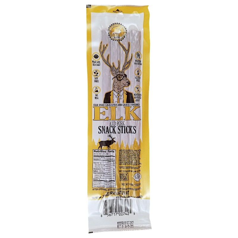 Pearson Ranch Hickory Smoked Elk Snack Sticks