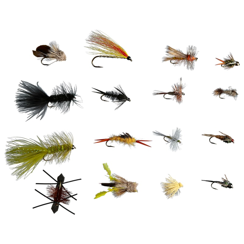 Perfect Hatch Premium 16-Pack Trout Fly Assortment