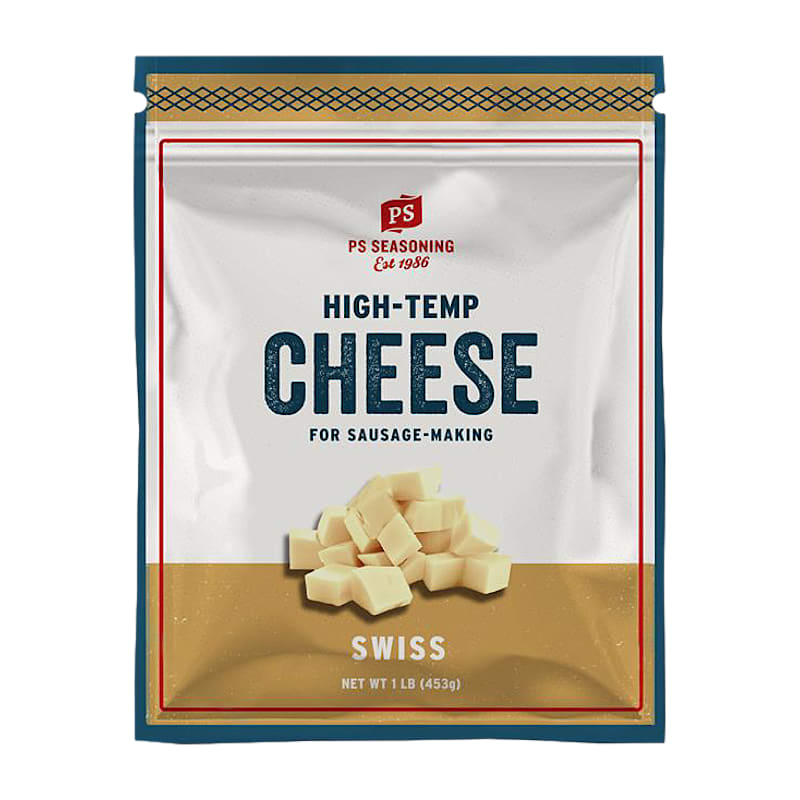 PS Seasoning High-Temp Swiss Cheese for Sausage Making