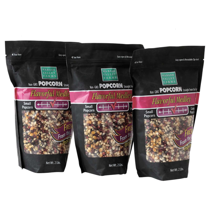 Wabash Valley Farms Flavorful Medley Classic Gourmet Popcorn Trio