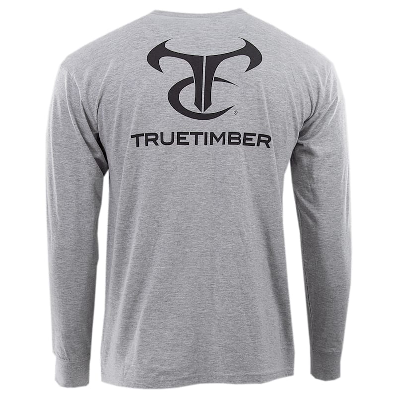 TrueTimber Logo Long-Sleeve Pocket T-Shirt for Men