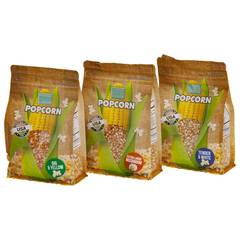 Wabash Valley Farms Big and Bold Gourmet Popcorn Trio