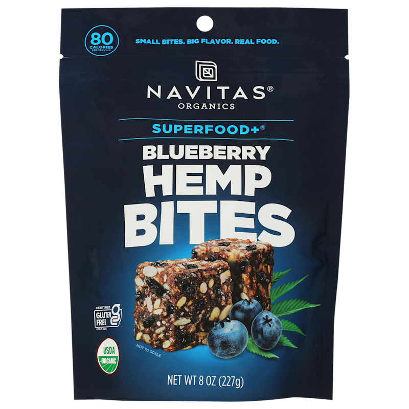 Navitas Superfood Plus Blueberry Hemp Bites