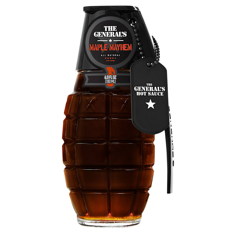 The General's Hot Sauce Maple Mayhem Syrup Sauce