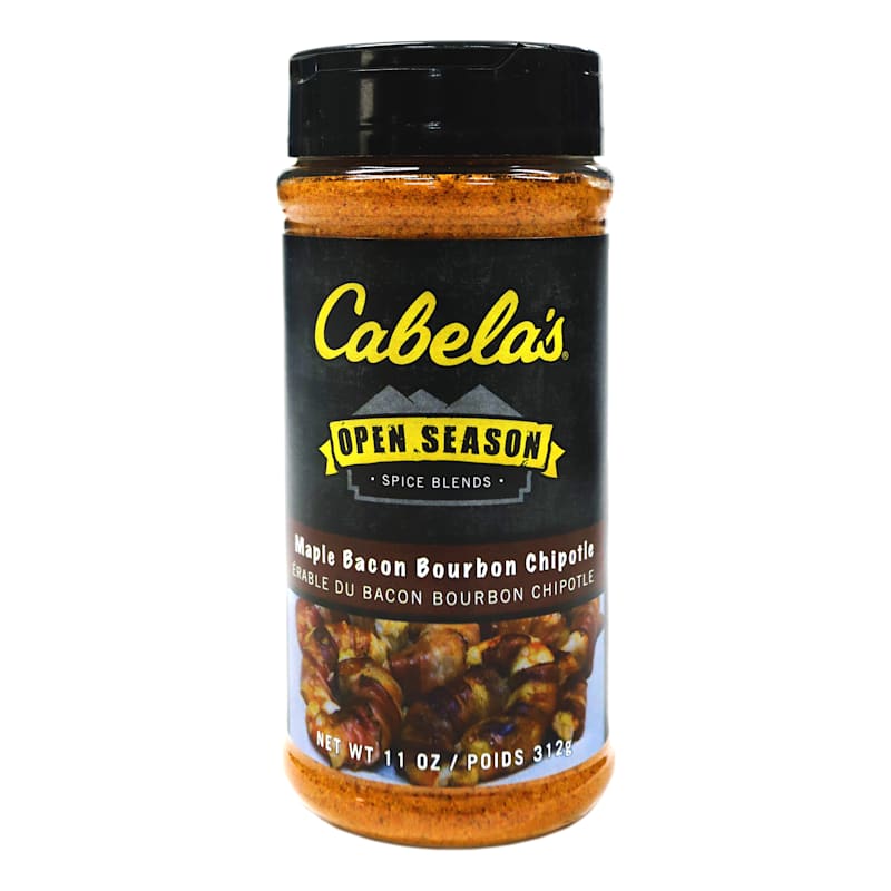 Cabela's Open Season Spice Blends Maple Bacon Bourbon Chipotle Seasoning