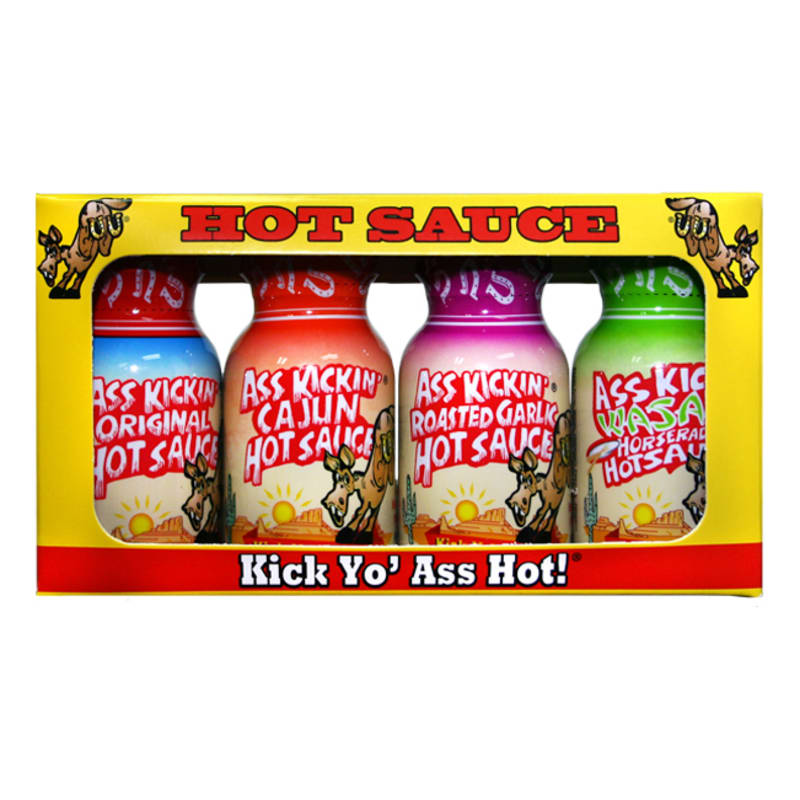 Southwest Specialty Foods Ass Kickin' Hot Sauce Mini Bottle Gift Set