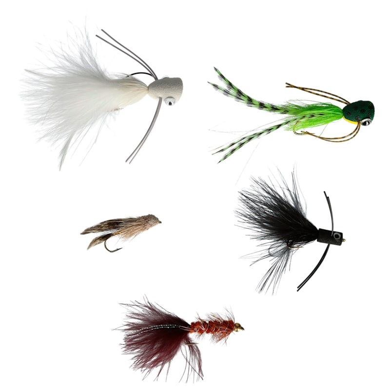 Perfect Hatch 5-Pack Grab N' Go Bass Fly Assortment