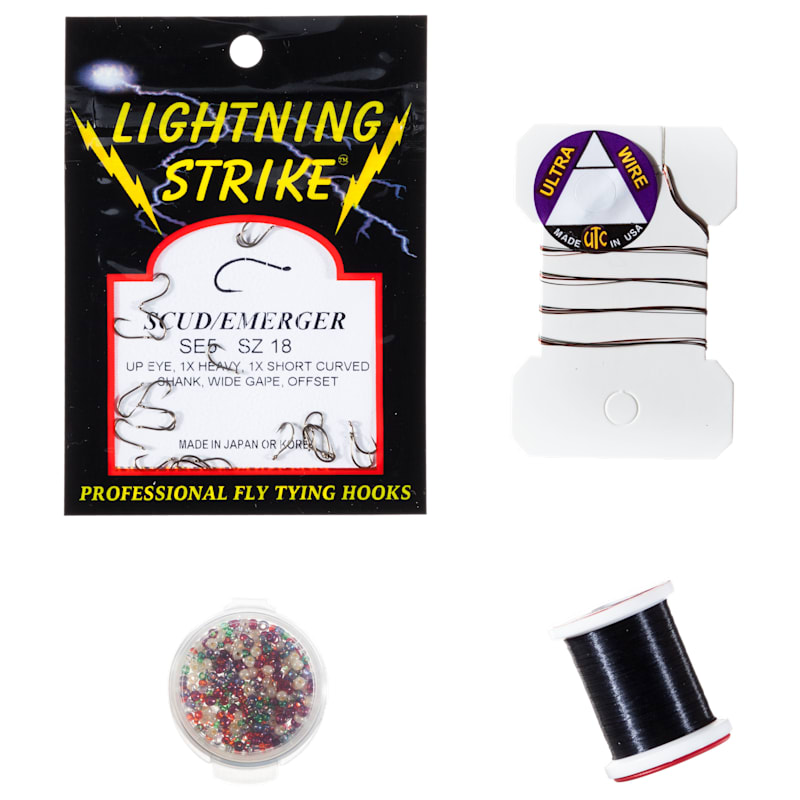 White River Fly Shop Masters Zebra Midge Fly Tying Kit