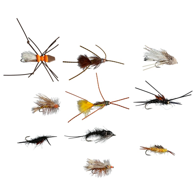 Perfect Hatch Premium 10-Pack Stonefly Fly Assortment