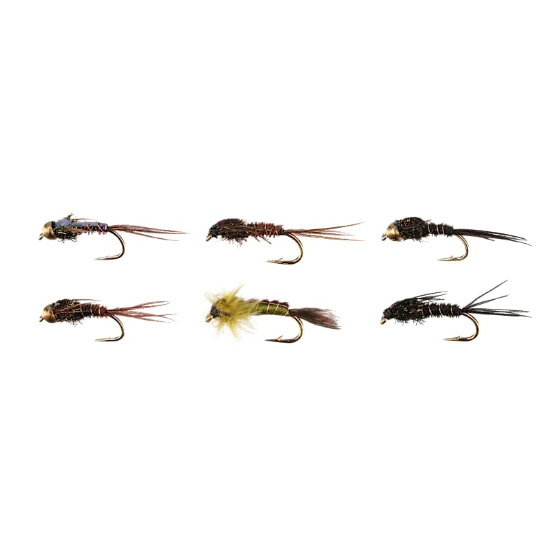 White River Fly Shop 6-Piece Classic Pheasant Tail Fly Assortment