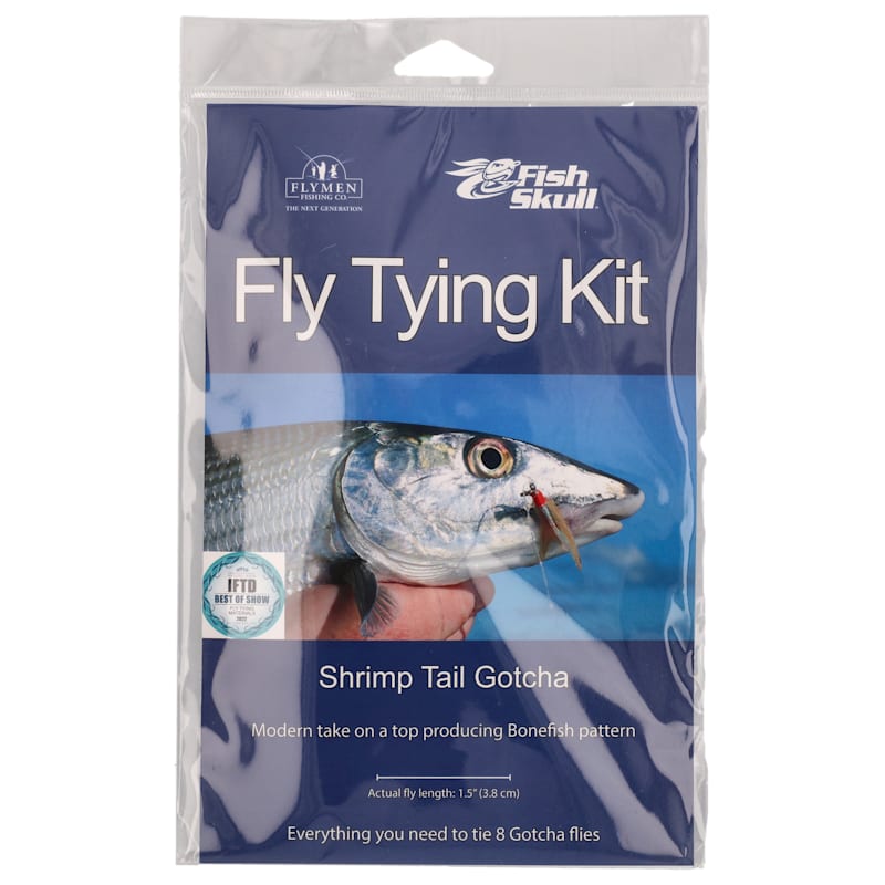 Flymen Fishing Company Shrimp Tail Gotcha Fly-Tying Kit