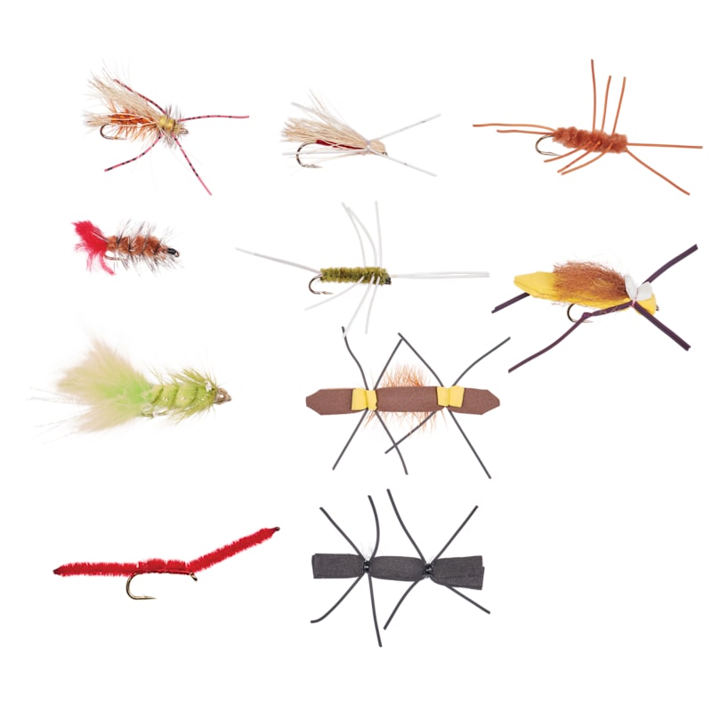 White River Fly Shop 10-Piece Riseform Panfish Fly Assortment