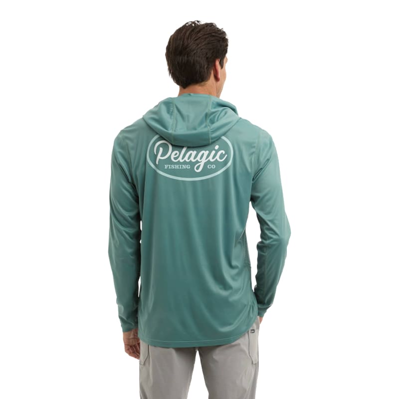 Pelagic Vaportek Circled Hooded Long-Sleeve Fishing Shirt