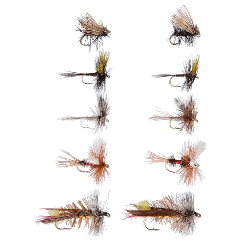 Perfect Hatch Premium 10-Pack Dry Fly Assortment