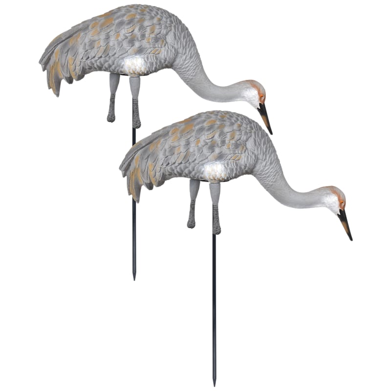 Greenhead Gear Sandhill Crane Feeding Juvenile Decoy 2-Pack
