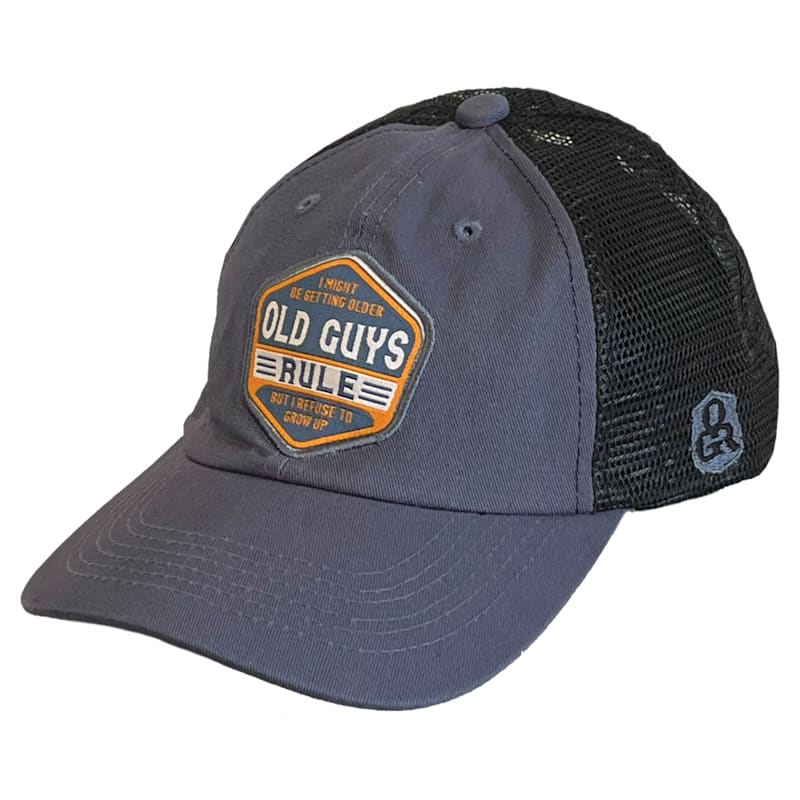 Old Guys Rule Getting Older Trucker Cap
