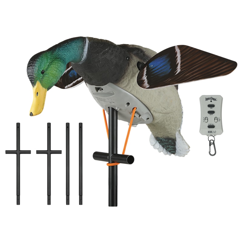 Lucky Duck Lucky HD Motorized Duck Decoy with Remote 2.0 and Extension
