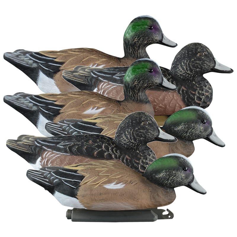 Higdon Standard Foam-Filled Wigeon Duck Decoys 6-Pack