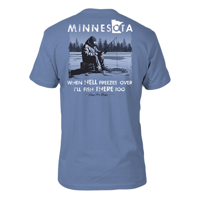 Bass Pro Shops Hell Freezes Over State Short-Sleeve T-Shirt for Men