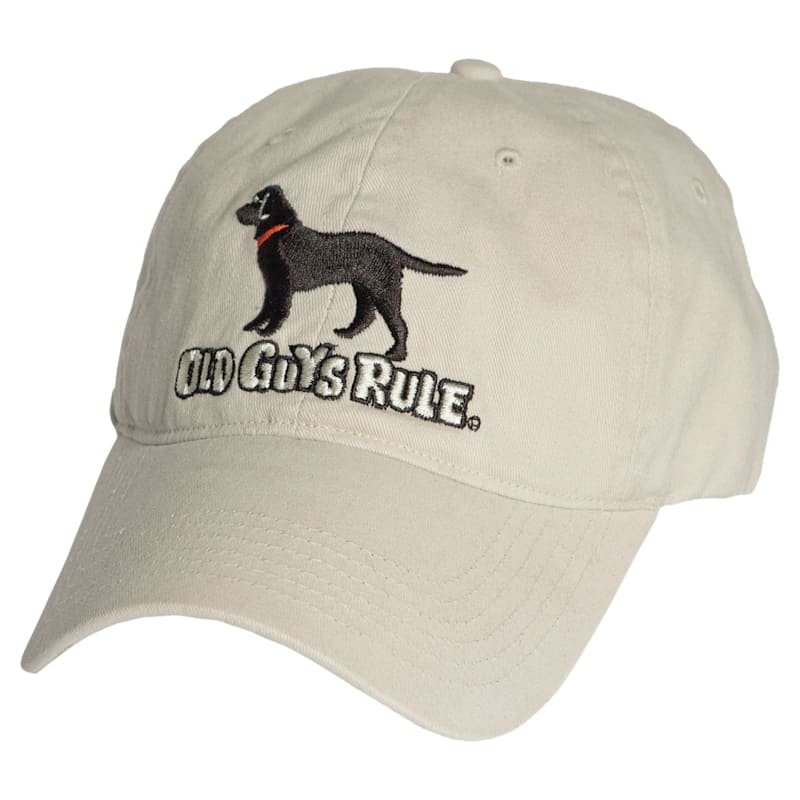 Old Guys Rule Black Lab Cap