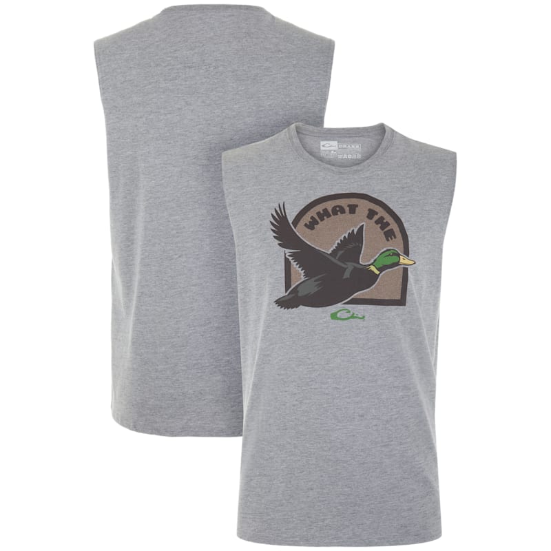 Drake Waterfowl What The Duck Sleeveless T-Shirt