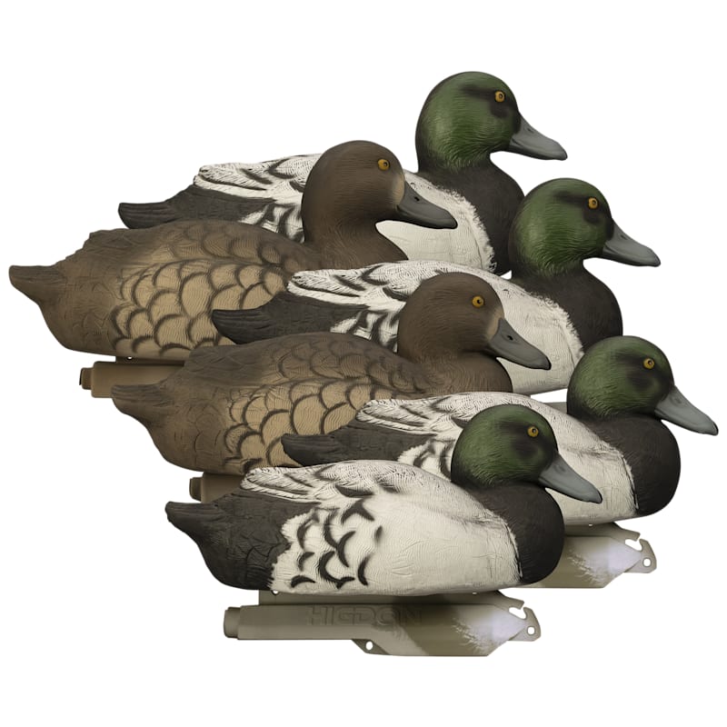 Higdon Battleship Foam-Filled Bluebill Duck Decoys 6-Pack